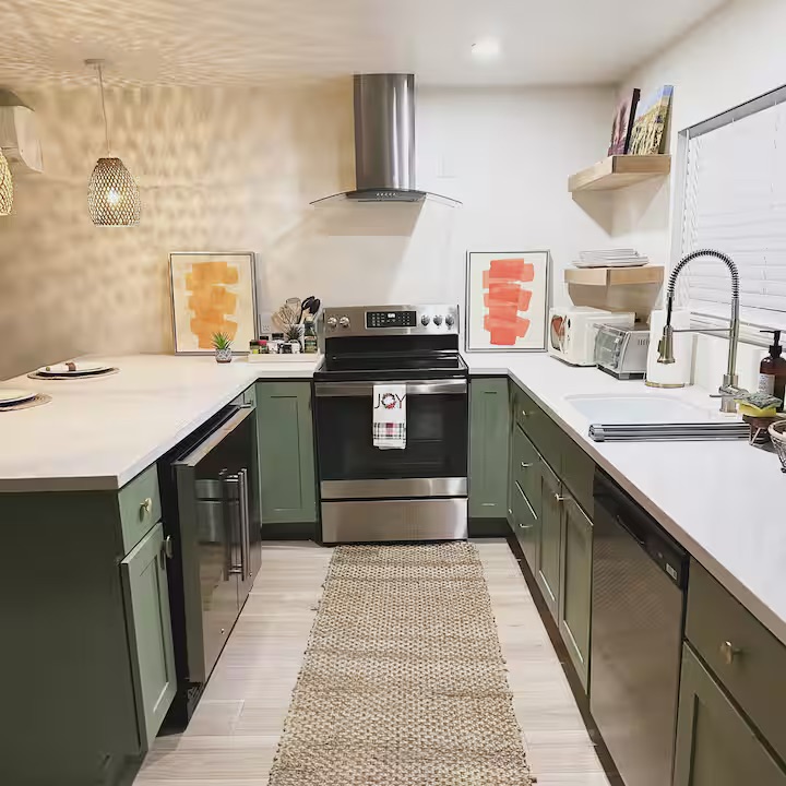 Living room at El Bohio desert retreat